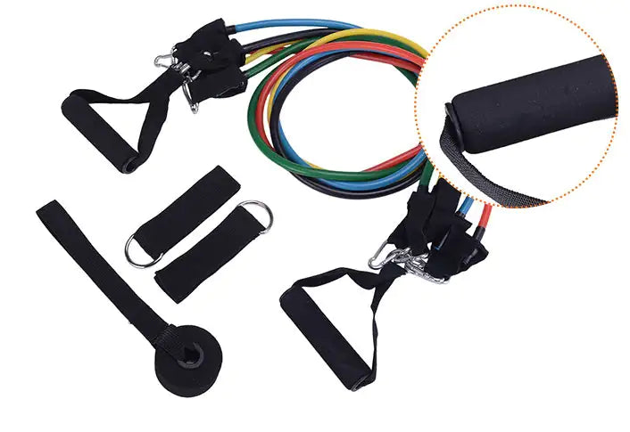 Resistance Band Set – 5 Levels (10–30 lbs)