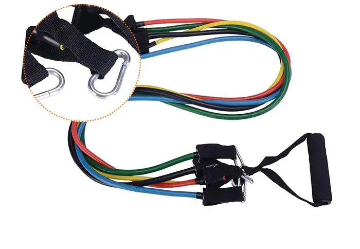 Resistance Band Set – 5 Levels (10–30 lbs)