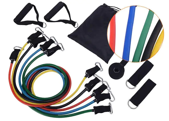 Resistance Band Set – 5 Levels (10–30 lbs)